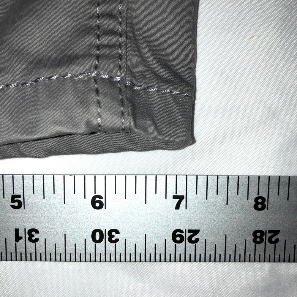 Levis 511 Slim Gray Chino Pants Mens 29x29 Charcoal Five Pocket Casual Trousers - Picture 6 of 13
